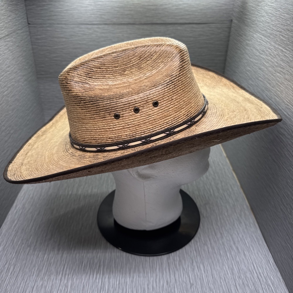 Jason Aldean by Resistol Amarillo Sky Cowboy Hat 7 3/8 Western Rodeo Concert - Picture 4 of 10